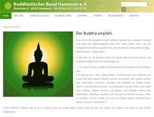 Tablet Screenshot of buddha-hannover.de